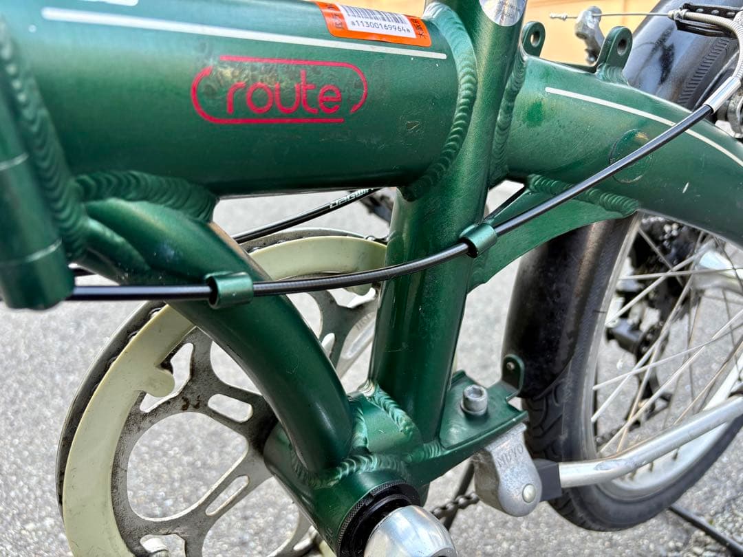 DAHONルートrouteダホン ワイヤー類新品 サドル新品 とりあえず乗れます