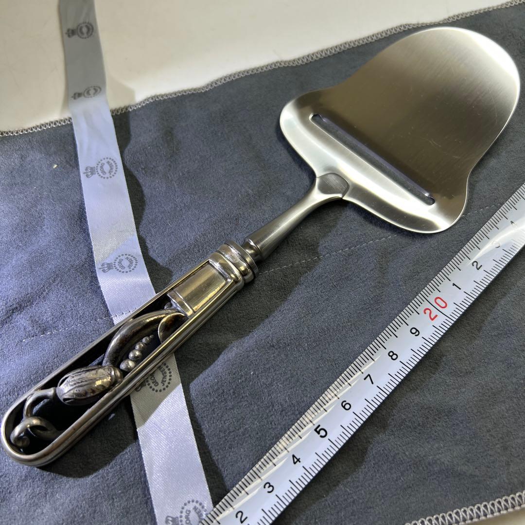 ジョージジェンセン　激レア　ブロッサムチーズスライサー91g/20.5㎝　共袋付