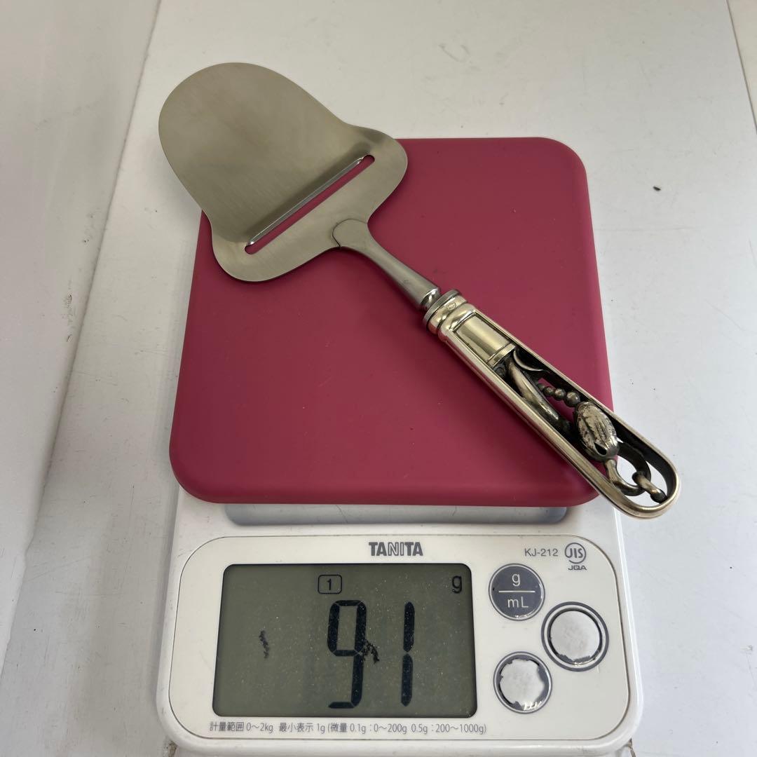 ジョージジェンセン　激レア　ブロッサムチーズスライサー91g/20.5㎝　共袋付