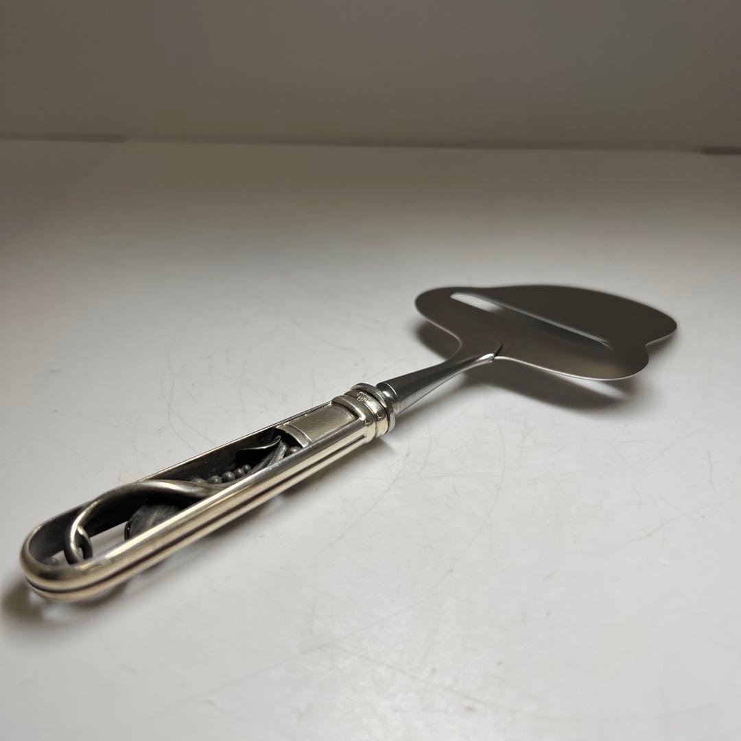 ジョージジェンセン　激レア　ブロッサムチーズスライサー91g/20.5㎝　共袋付