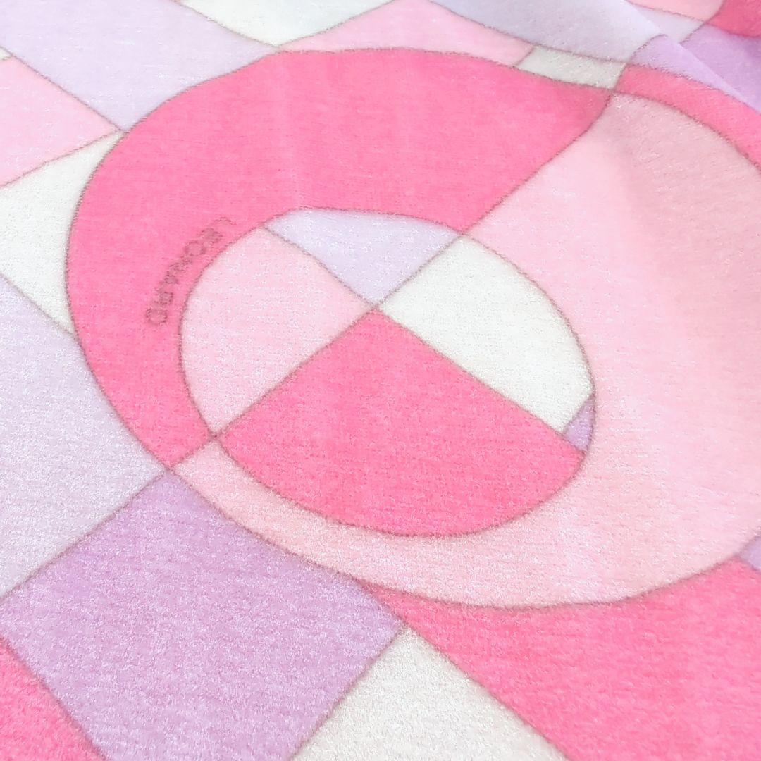 【美品】 レオナール ニット切替ベロアワンピース フラワーバスケット 42 XL