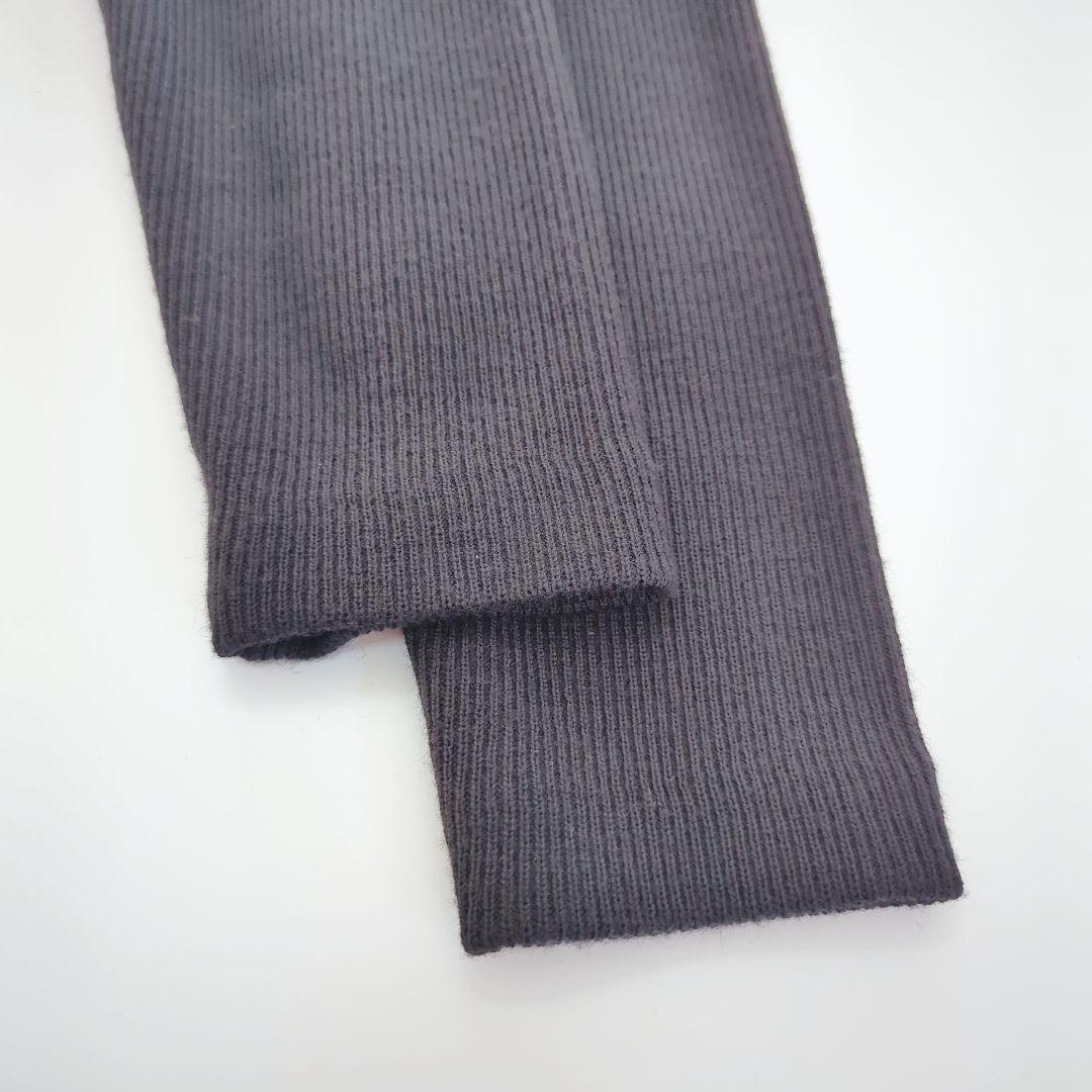 【美品】 レオナール ニット切替ベロアワンピース フラワーバスケット 42 XL