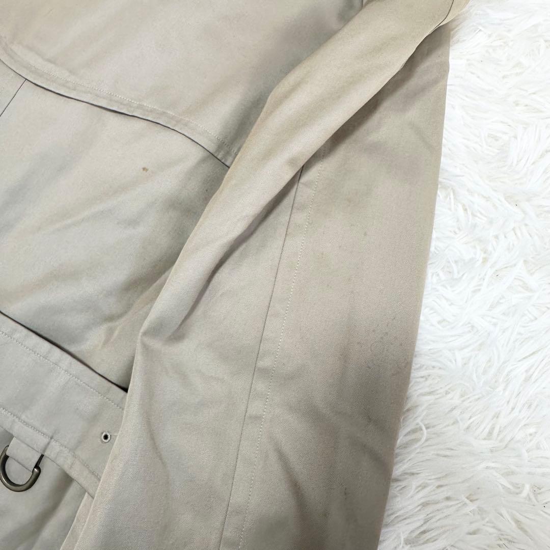 バーバリーズ トレンチコート カーキ ノバチェック ヴィンテージ メンズ L相当