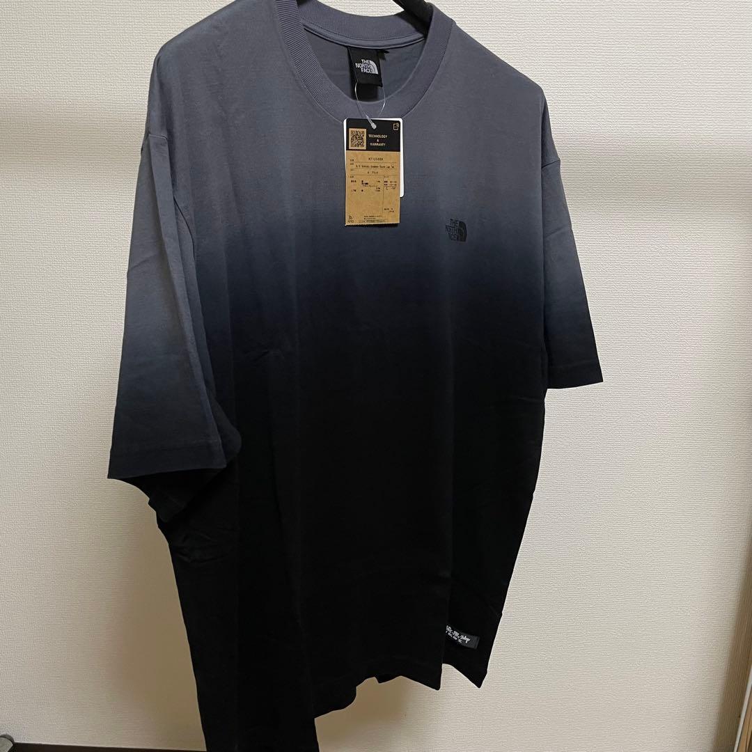 ノースフェイス直営店限定【L】Gradation Square Logo Tee