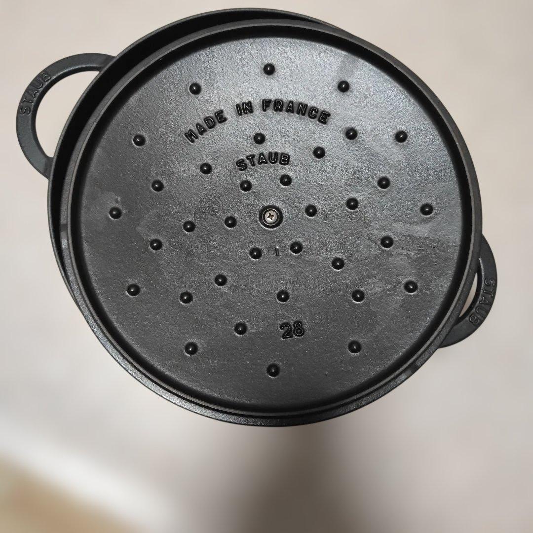 STAUB 鋳鉄 両手鍋 28cm