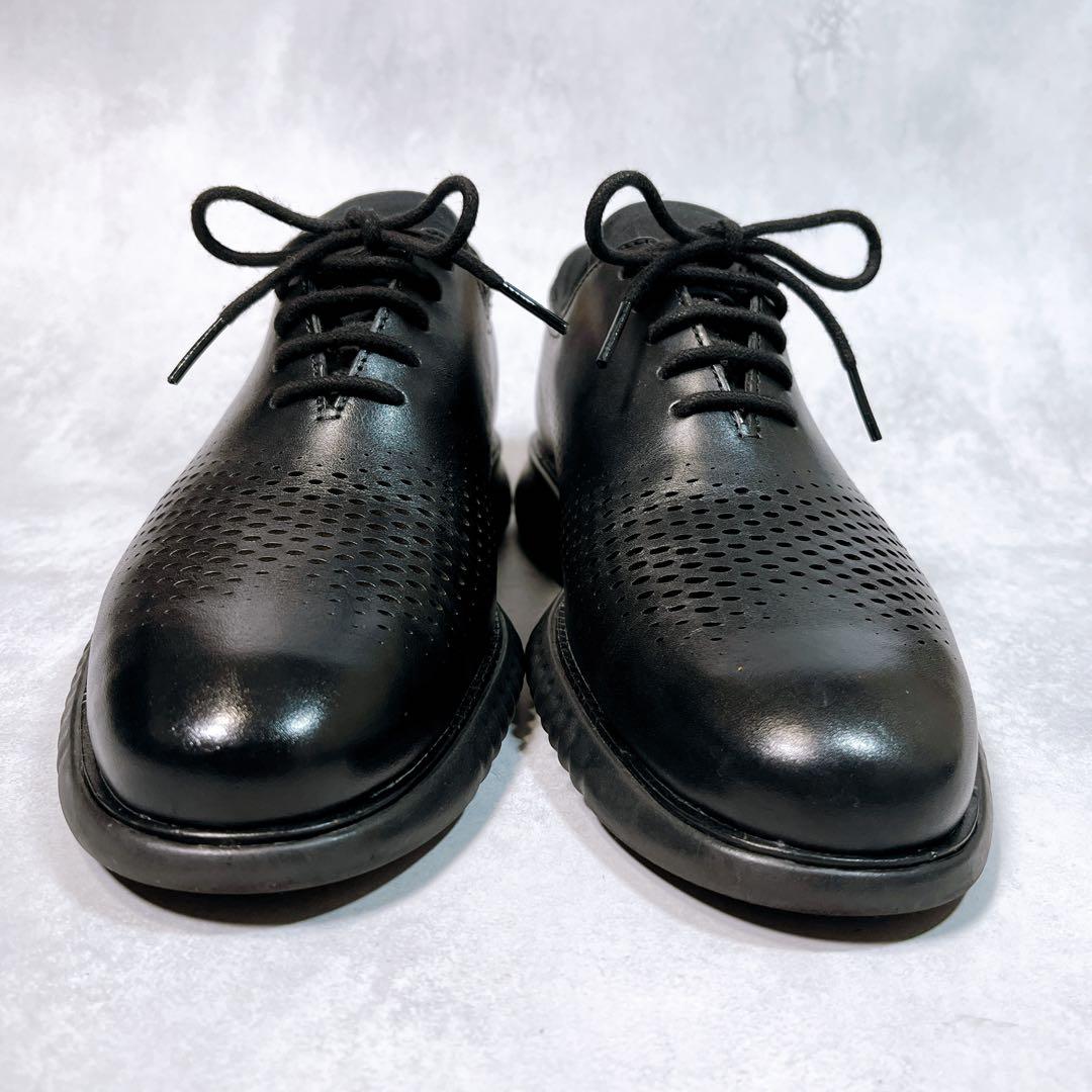 極美品【コールハーン】ゼログランド (8) レーザー ウィング　オックスフォード