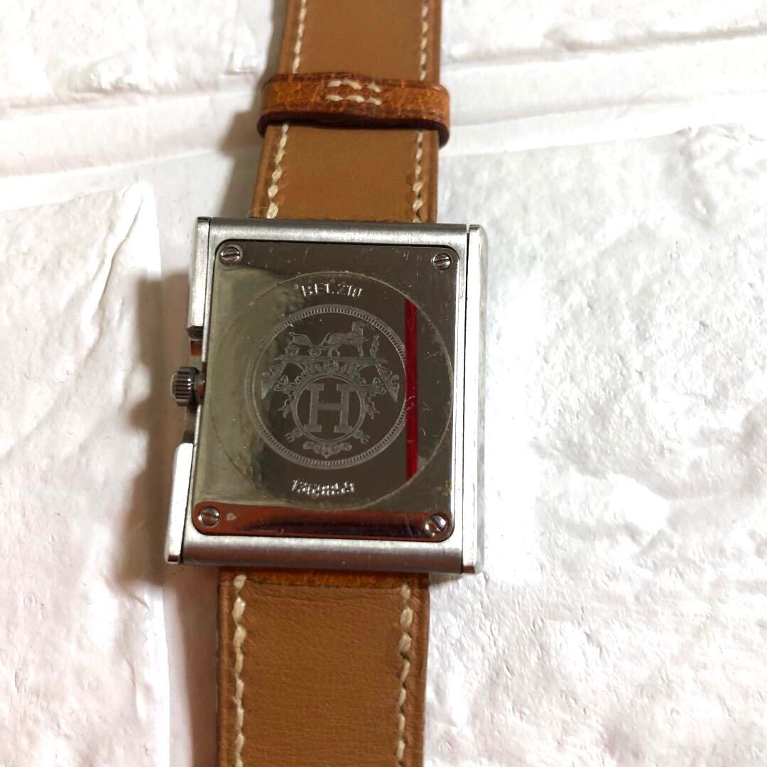 エルメス革ベルトウォッチ