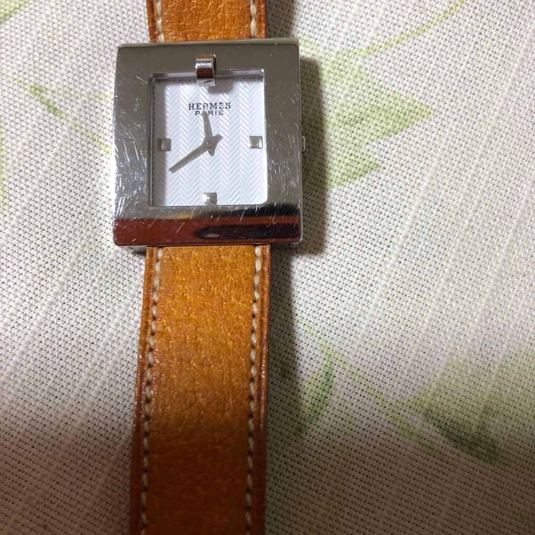 エルメス革ベルトウォッチ