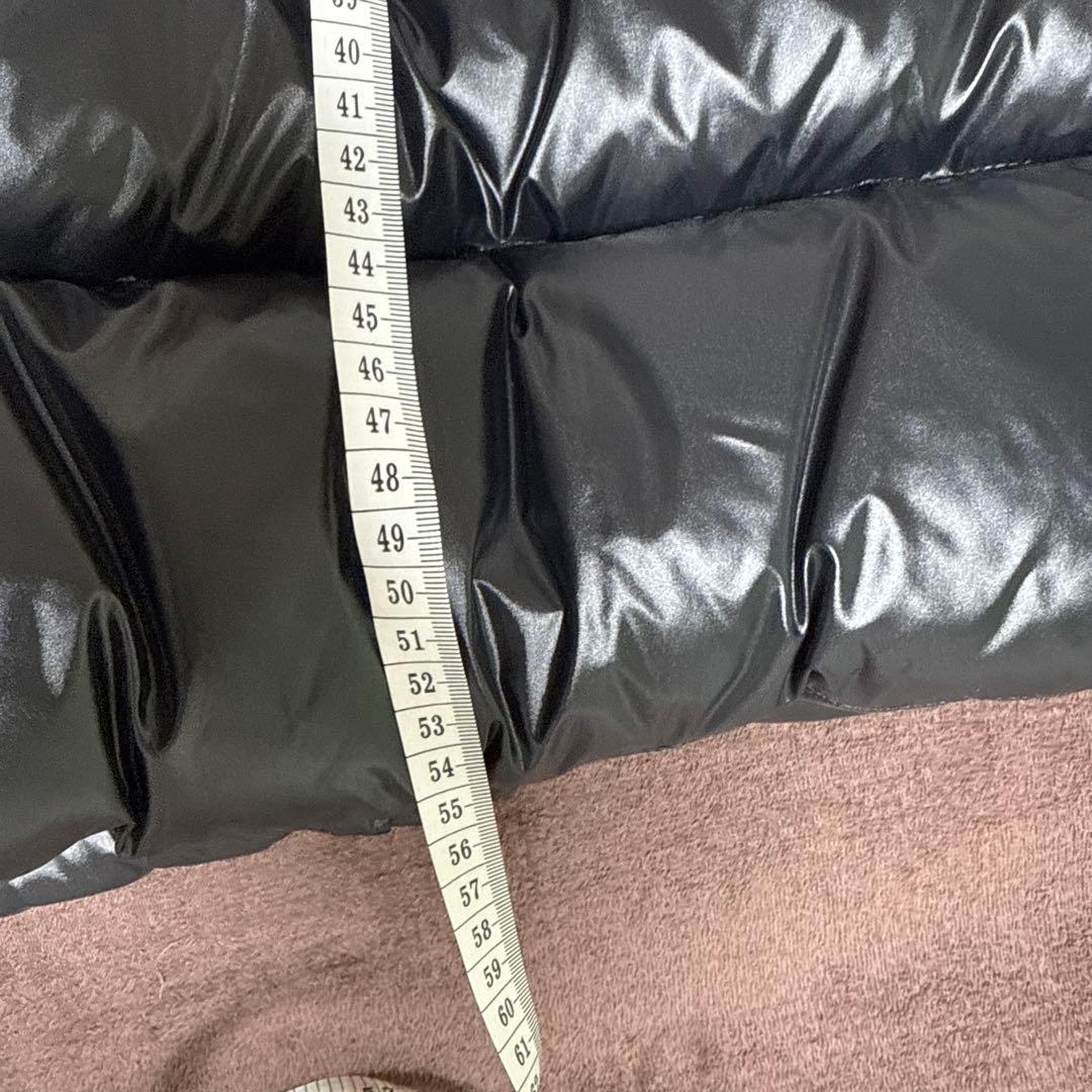 MONCLER ブラックファー付きダウンベスト　サイズ　2