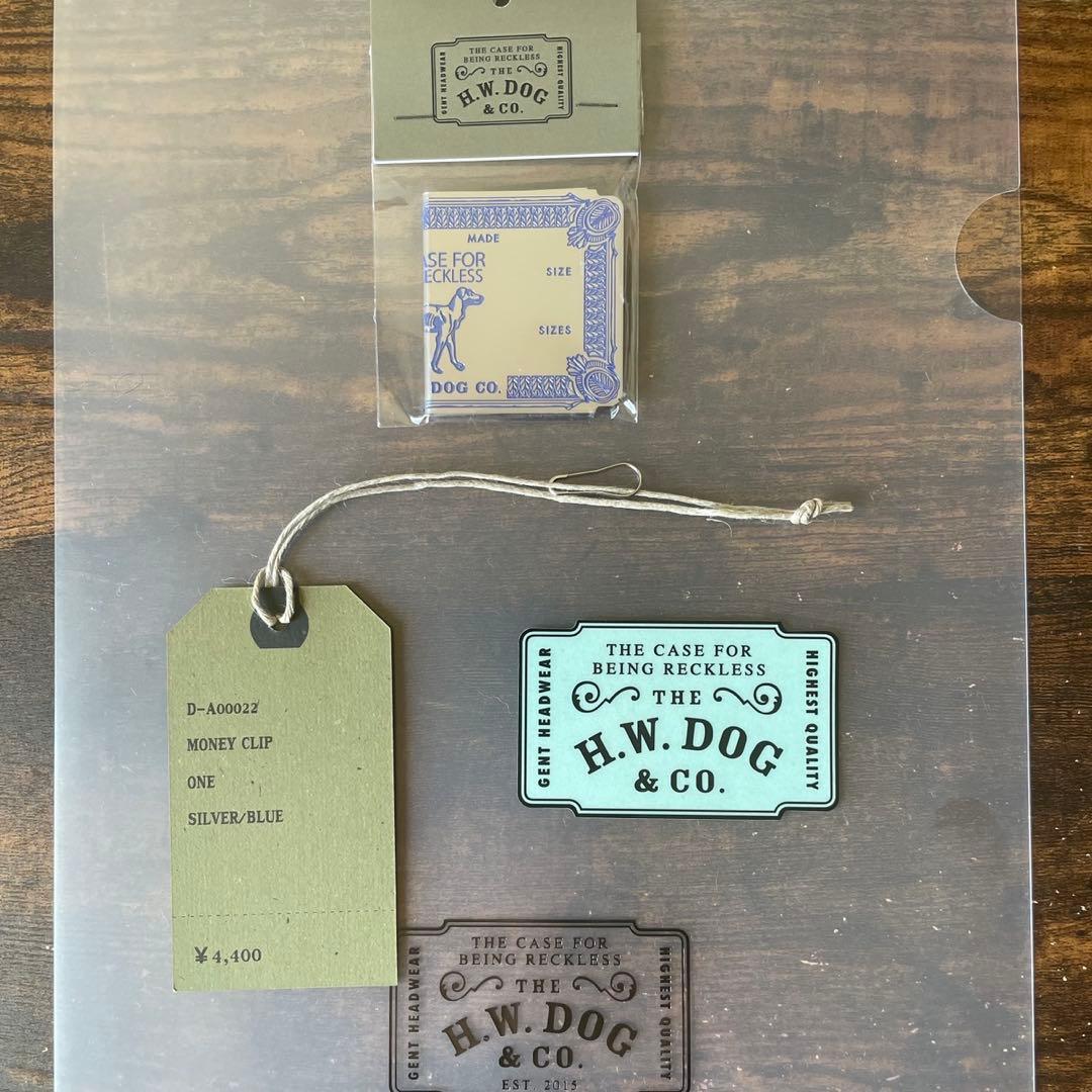 新品未使用 THE H.W. DOG&CO. マネークリップ クリアファイル付