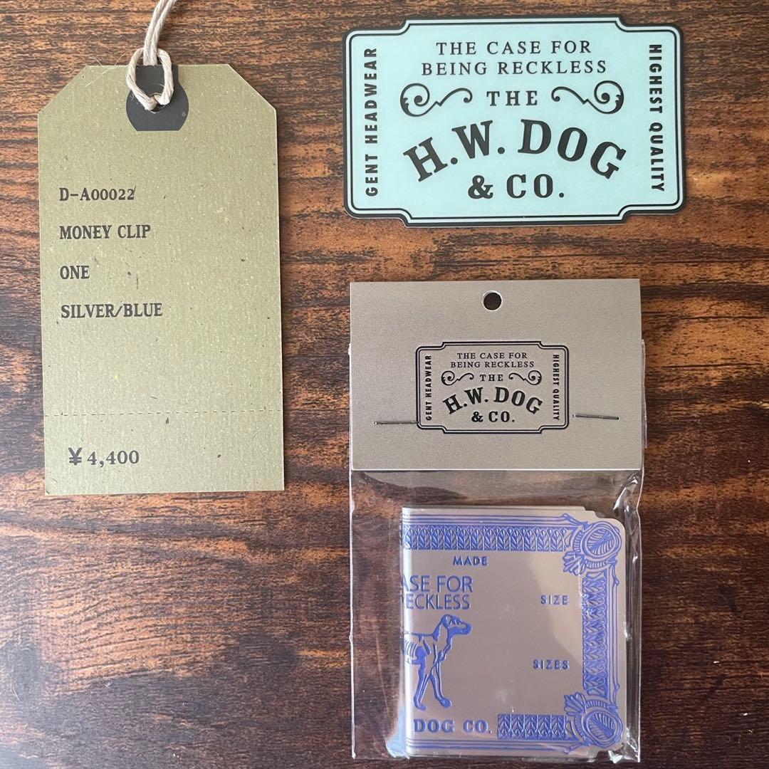 新品未使用 THE H.W. DOG&CO. マネークリップ クリアファイル付