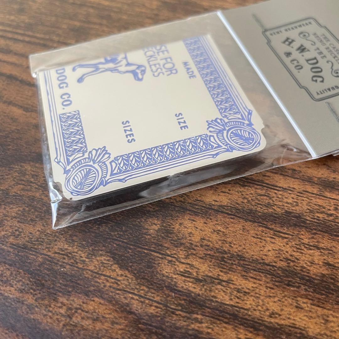 新品未使用 THE H.W. DOG&CO. マネークリップ クリアファイル付