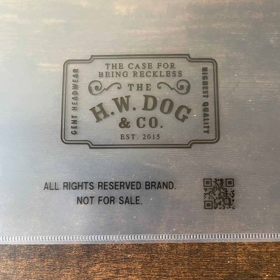 新品未使用 THE H.W. DOG&CO. マネークリップ クリアファイル付