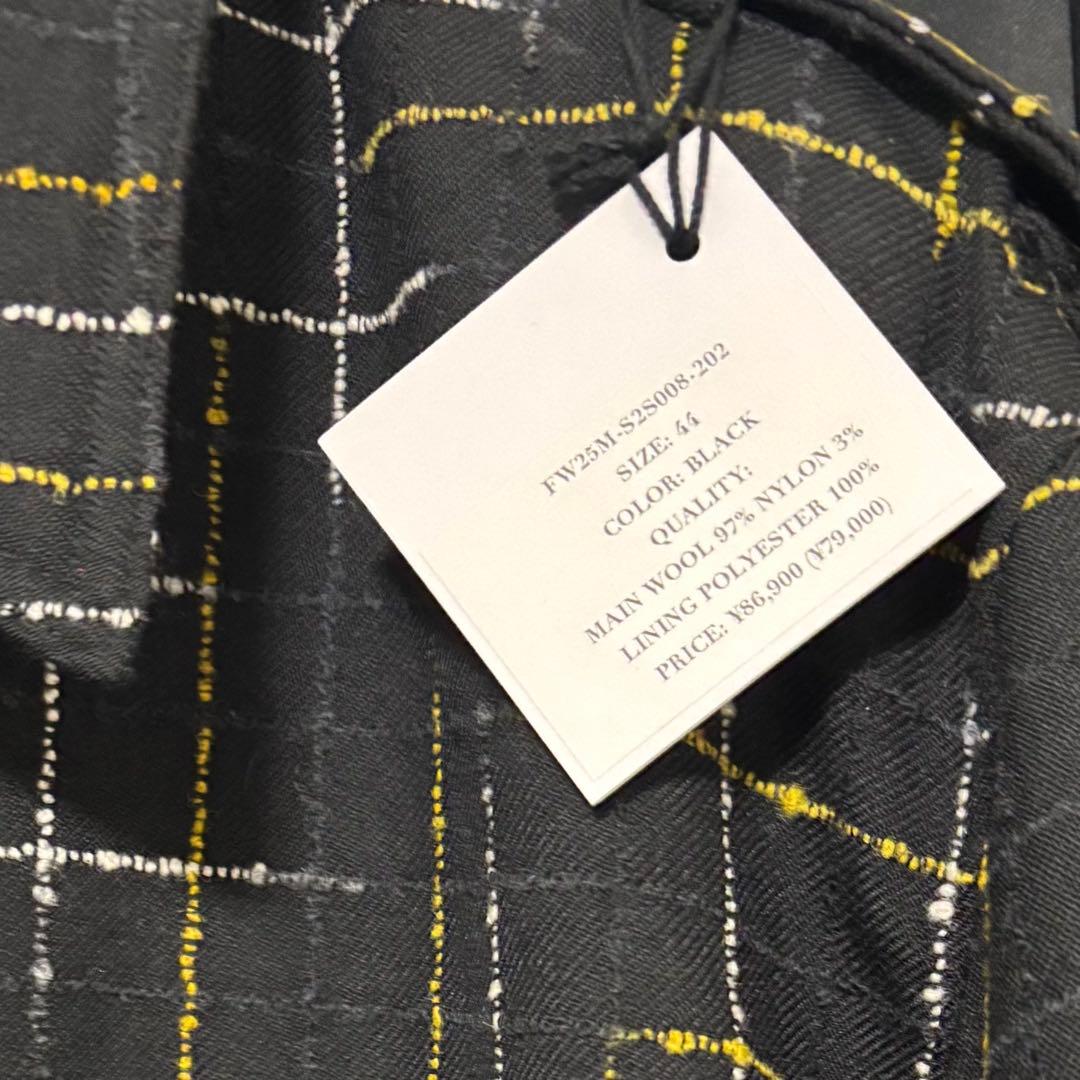 【定価86,400円】ササキサトル•かすりぞめブルゾン•サイズ44