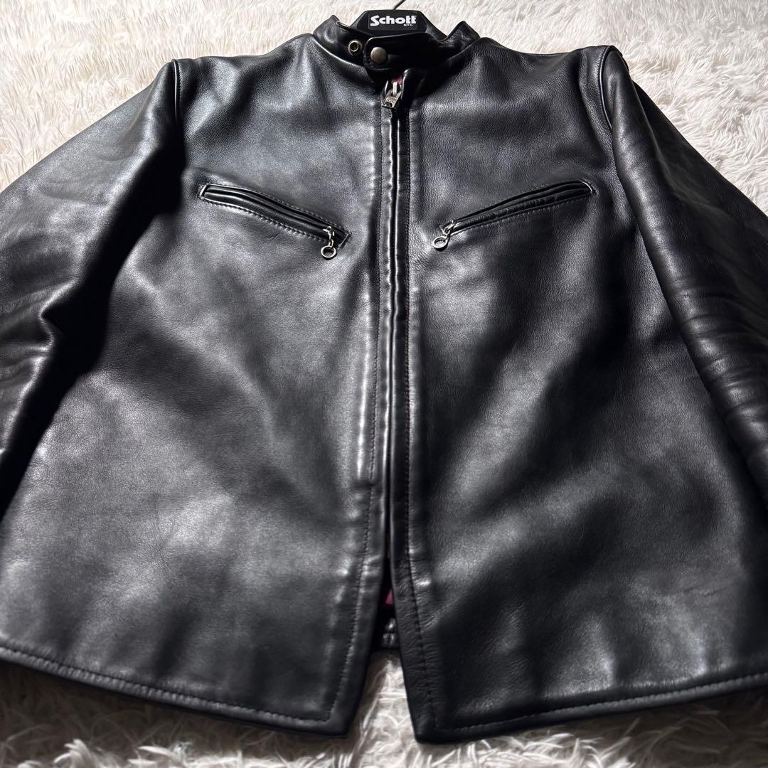 【極美品】schott ライダースジャケット　641xx 本革　40 USA製