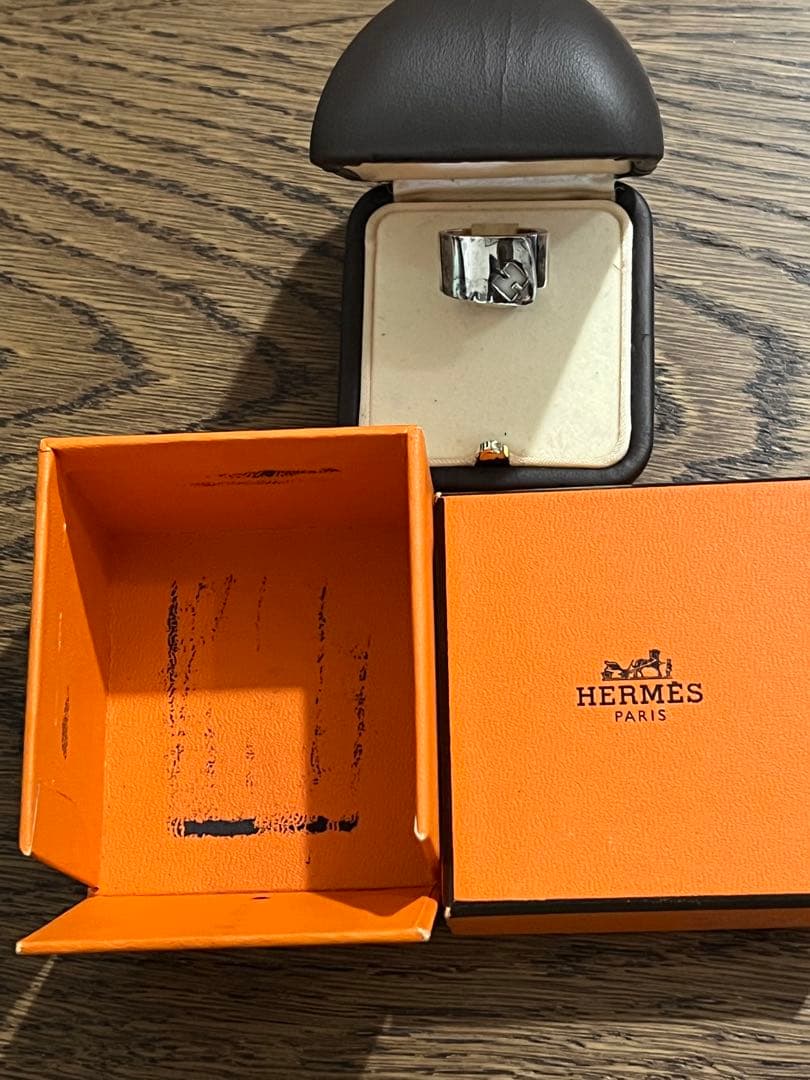 HERMÈS シルバー925 キャンディリング エルメス51 ヴィンテージ 白