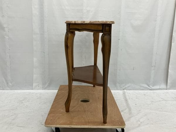 大理石 ロココ調 クラシック コンソールテーブル 電話台 家具