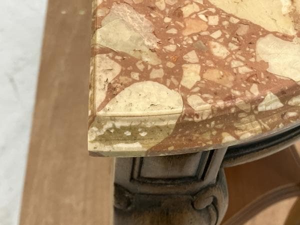 大理石 ロココ調 クラシック コンソールテーブル 電話台 家具