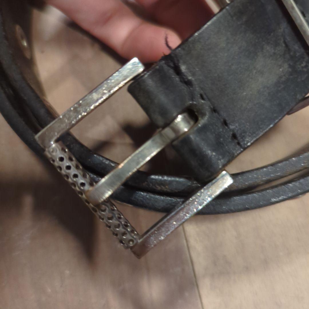 Diorhommeスタッズベルト　エディ　キムタク時代の幻、伝説のベルト超希少