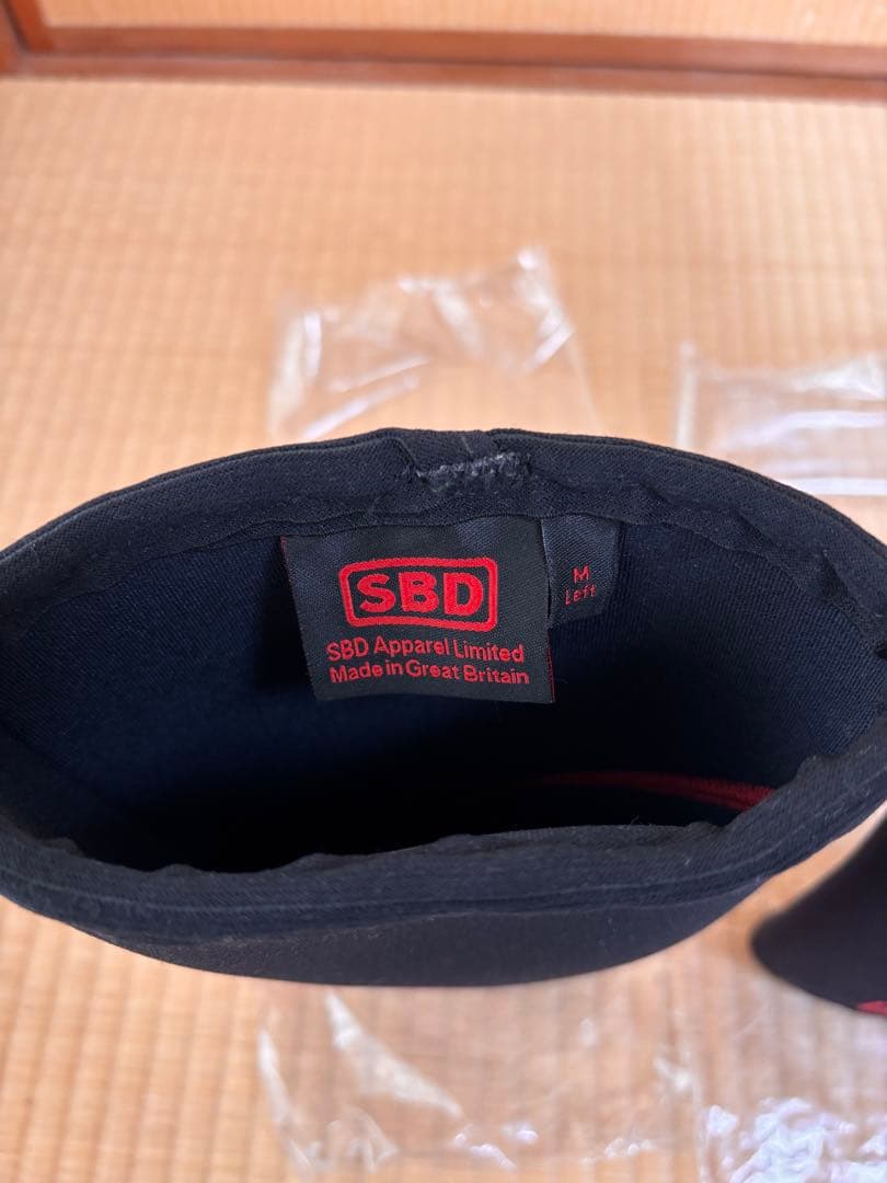 SBD 膝サポーター Mサイズ ブラック/レッド