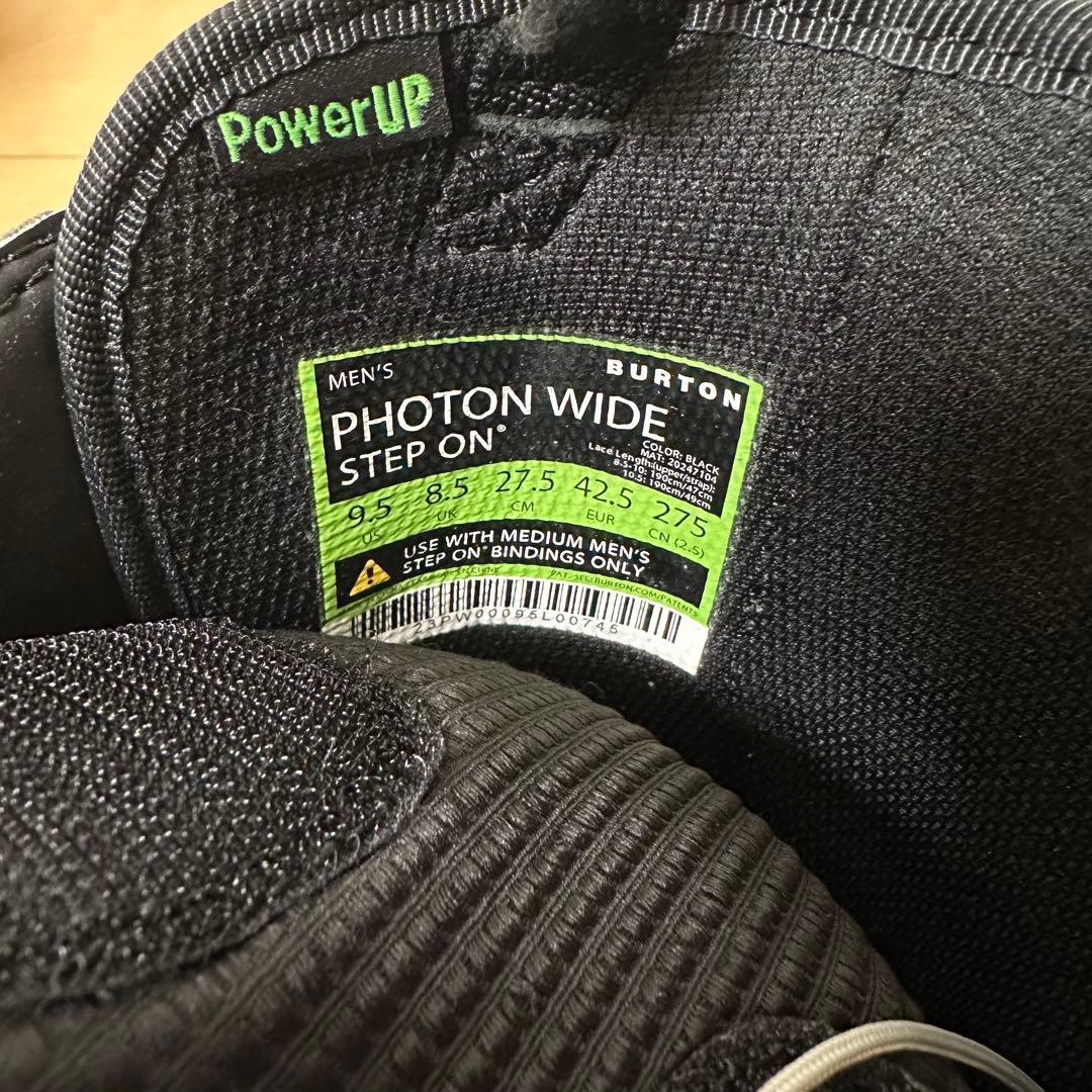 Burton ブーツ　PHOTON wide ステップオン　ブラック27.5cm