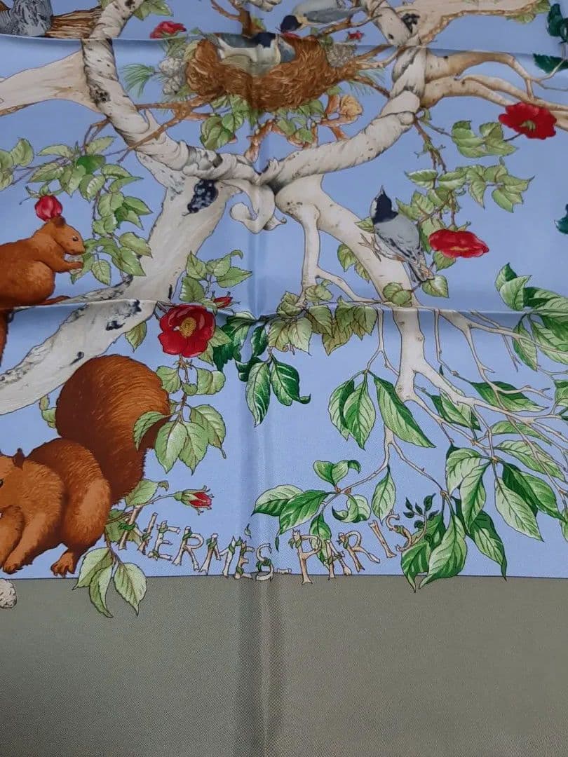 新品未使用シルクスカーフ　 エルメス☆HERMES カレ　90