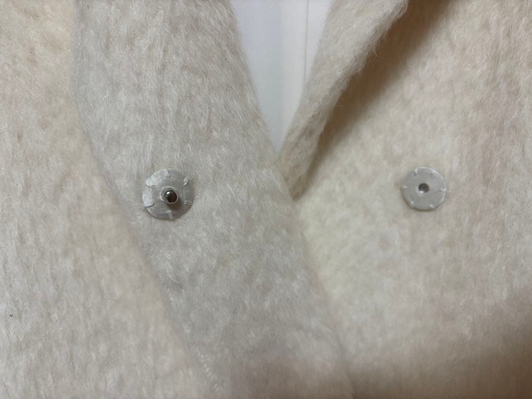 anuans アルパカウールショールカラーコート