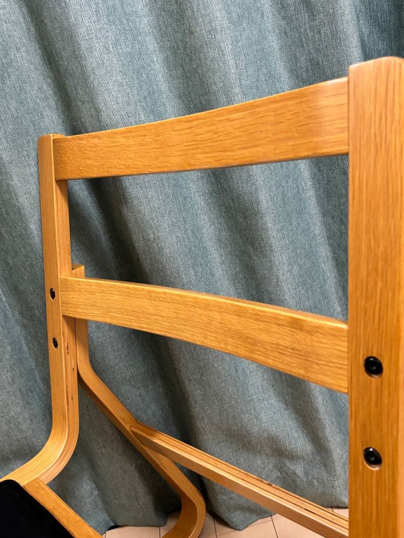 傷あり 無印良品 リビングでもダイニングでもつかえるソファチェア・オーク材
