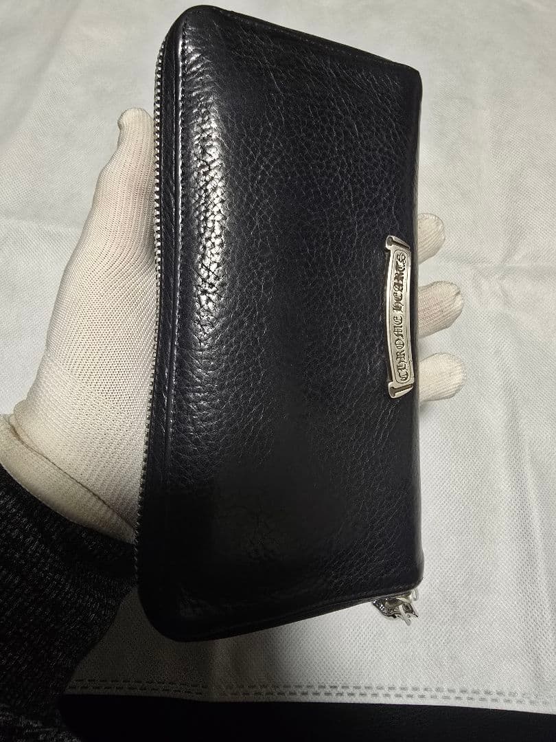 クロムハーツREC F ZlP　BSフレアラウンドジップウォレット(鑑定書付き)