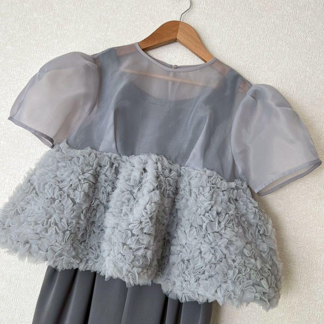 niana オーガンジートップス オールインワン 2ピースセット オケージョン