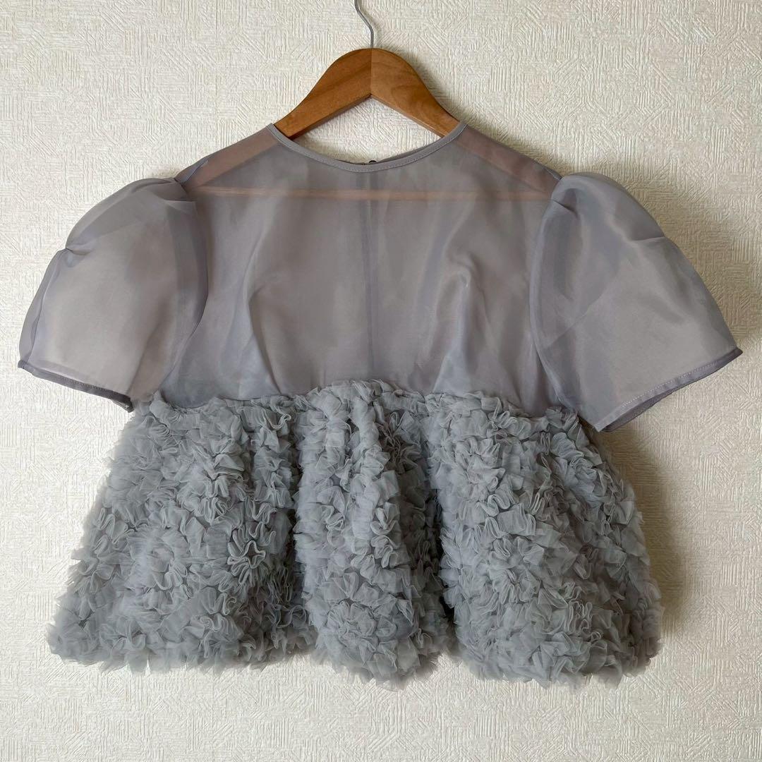 niana オーガンジートップス オールインワン 2ピースセット オケージョン