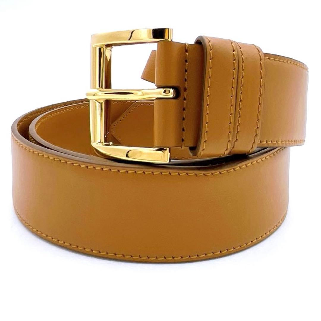 プラダ PRADA 1CC545 レザー トライアングル 85/34 ベルト