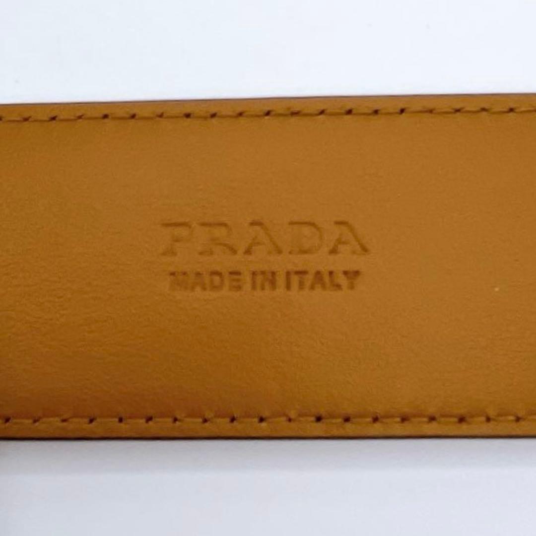 プラダ PRADA 1CC545 レザー トライアングル 85/34 ベルト