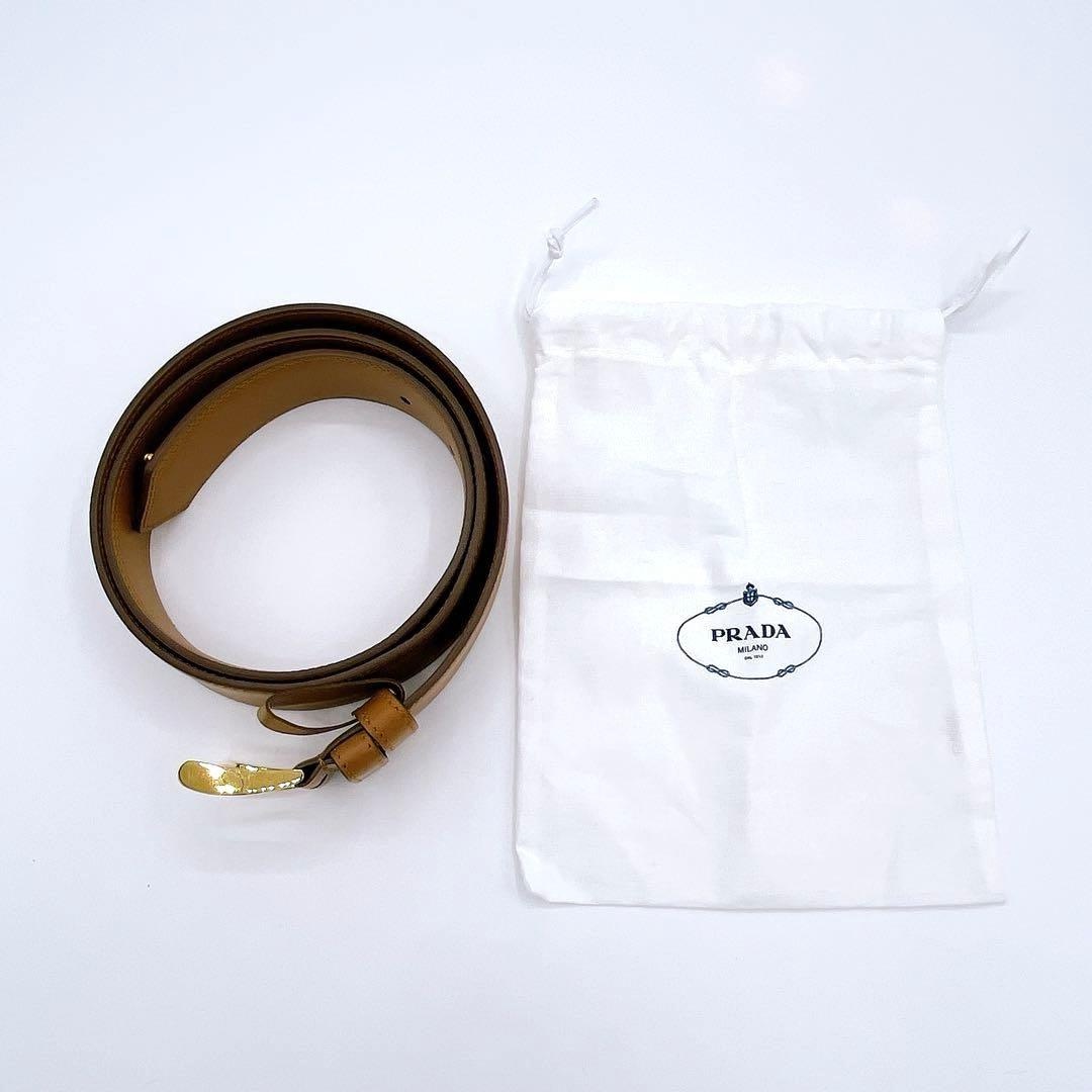 プラダ PRADA 1CC545 レザー トライアングル 85/34 ベルト