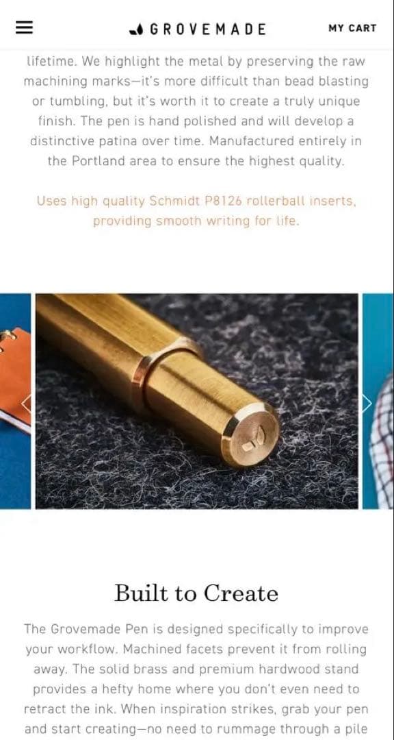 【GROVEMADE】Pen + Walnut Stand