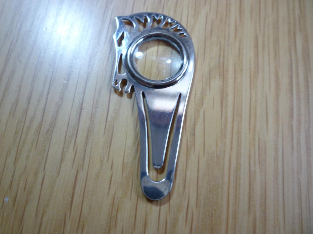 エルメス シュバル ブックマーク　ルーペ付　マネークリップ HERMÈS