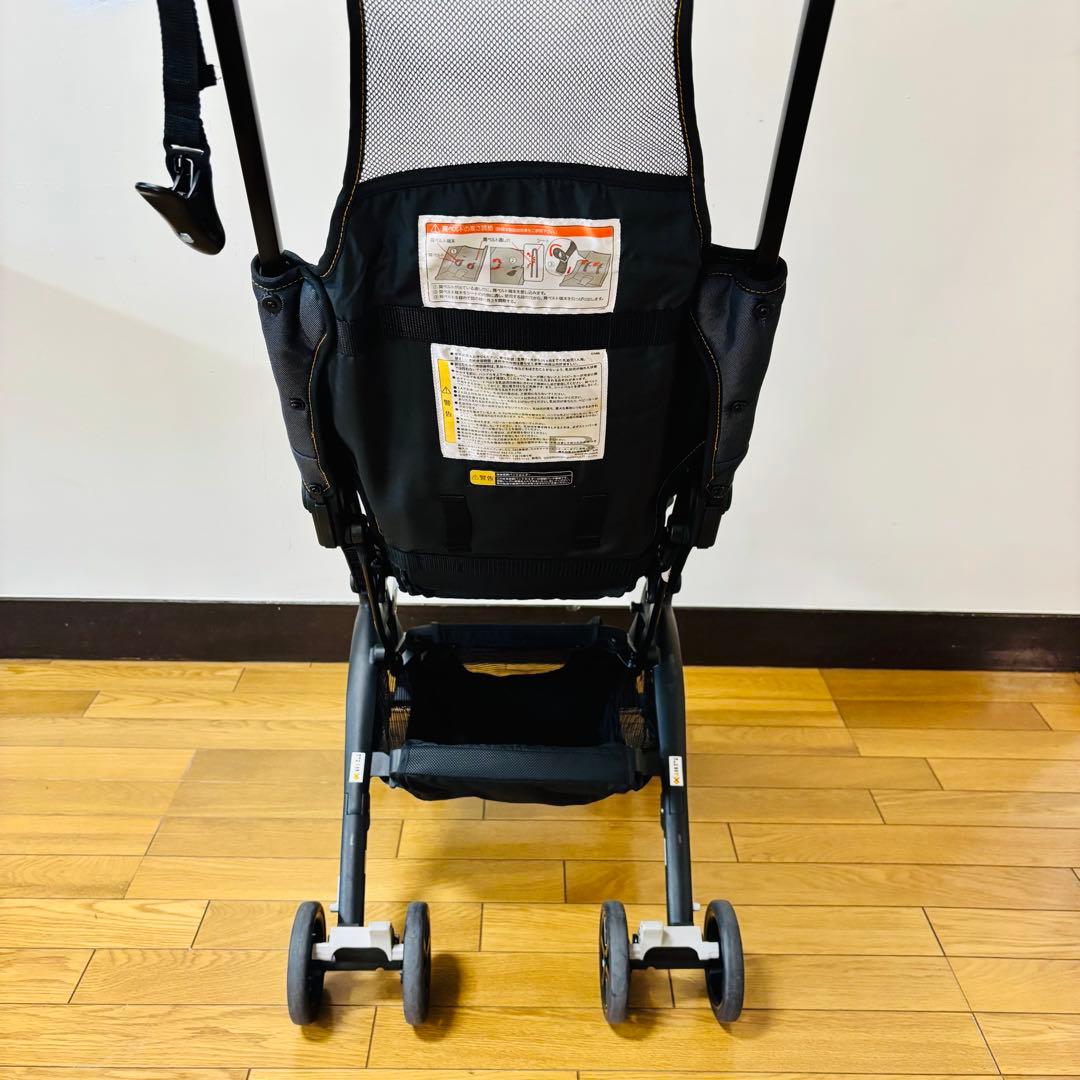 gb ポキット 黒 折りたたみベビーカー 軽量 持ち運び便利　送料込み