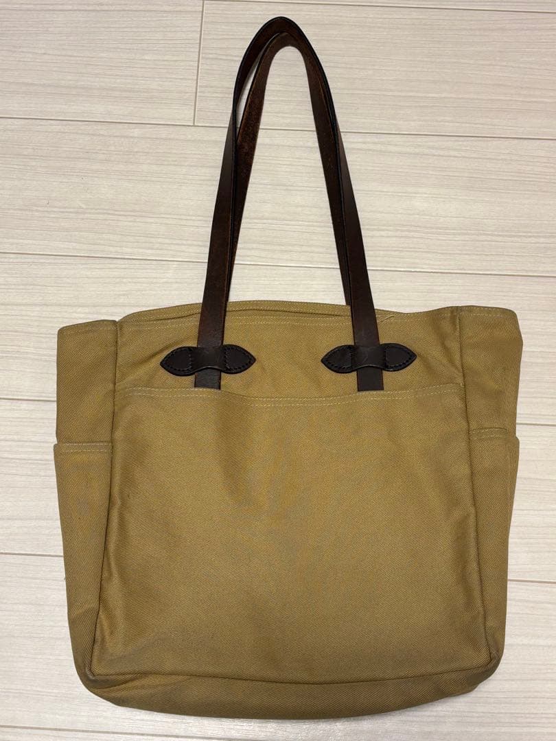 Filson キャンバス トートバッグ ベージュ カーキ