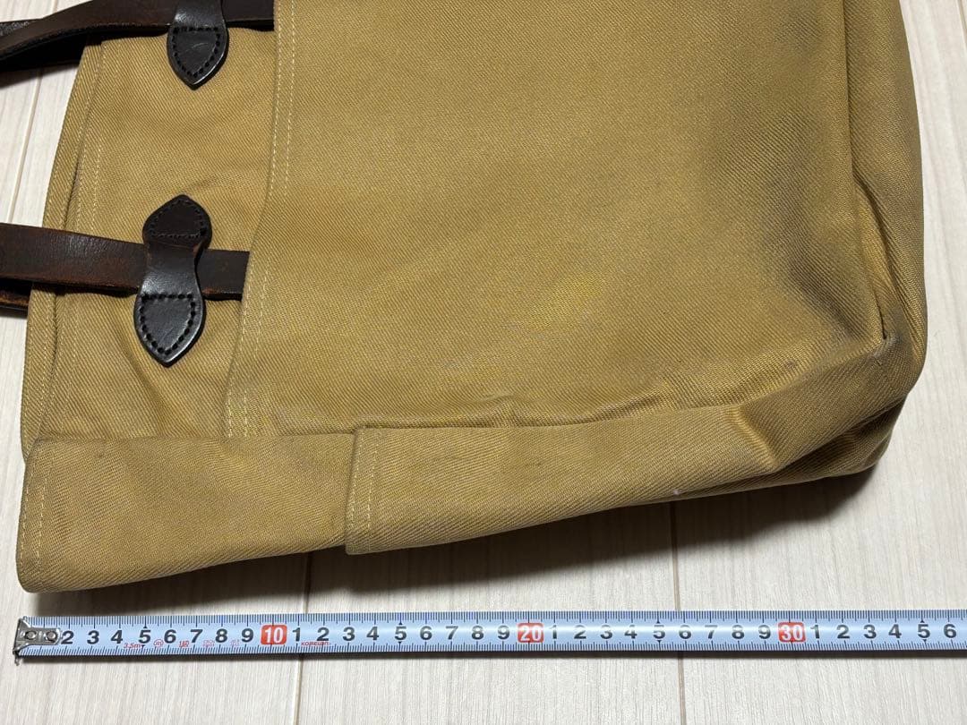 Filson キャンバス トートバッグ ベージュ カーキ