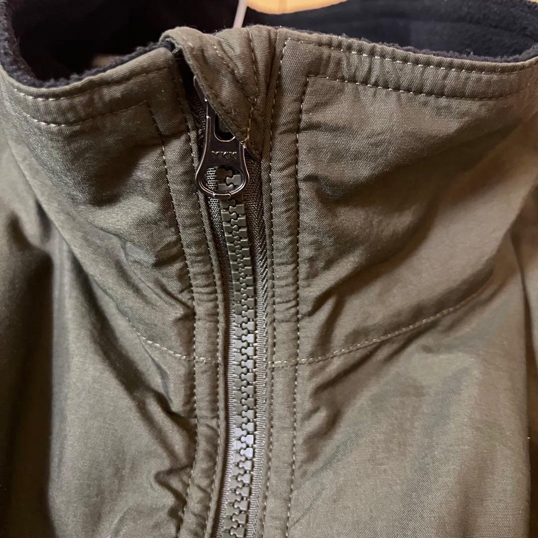 美品 ノースフェイス XL サイズ ブルゾン カーキ 裏起毛