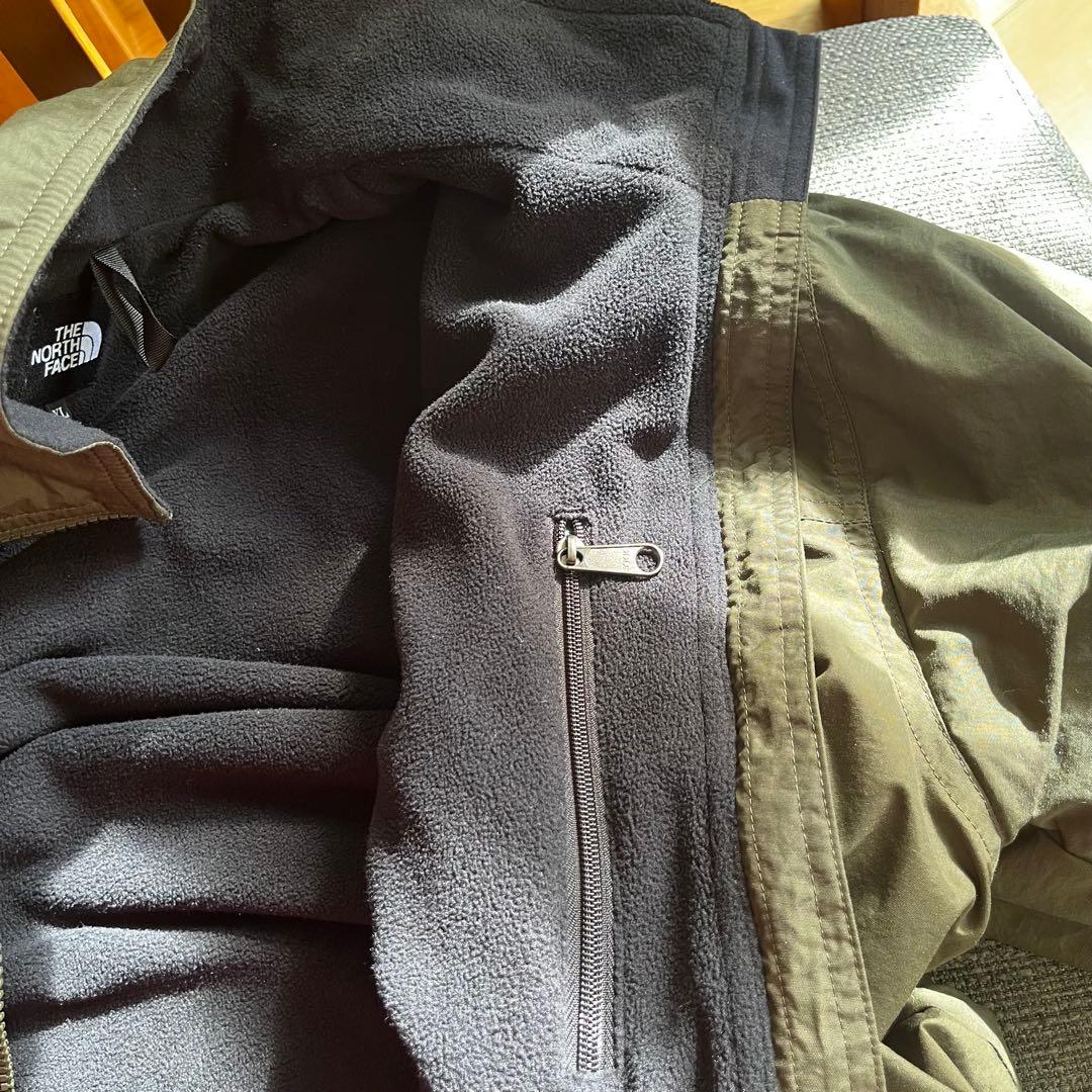 美品 ノースフェイス XL サイズ ブルゾン カーキ 裏起毛