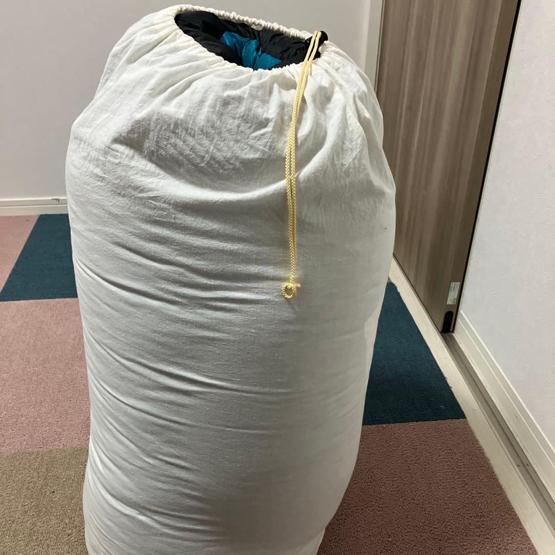 THE NORTH FACE 寝袋 青・黒 フード付き