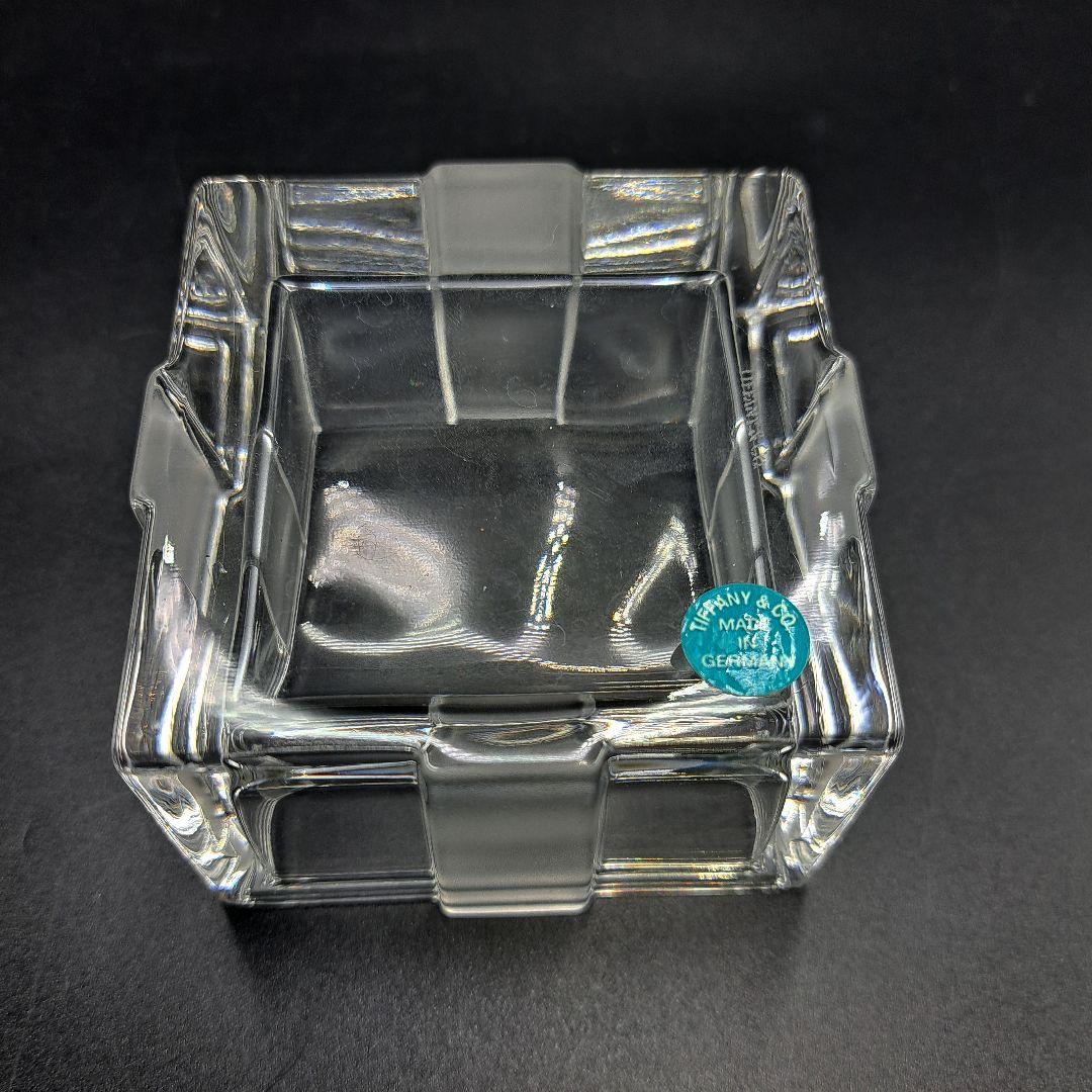 【美品】TIFFANY ティファニー クリスタル リボンボックス 小物入れ