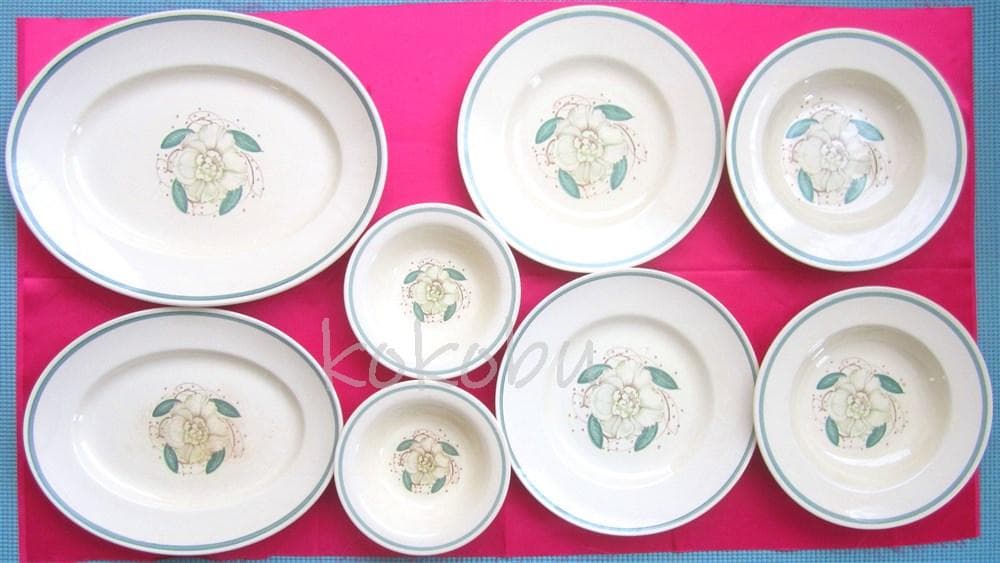 ８ピースセット【スージークーパー】ガーデニア（アースンウェアー）