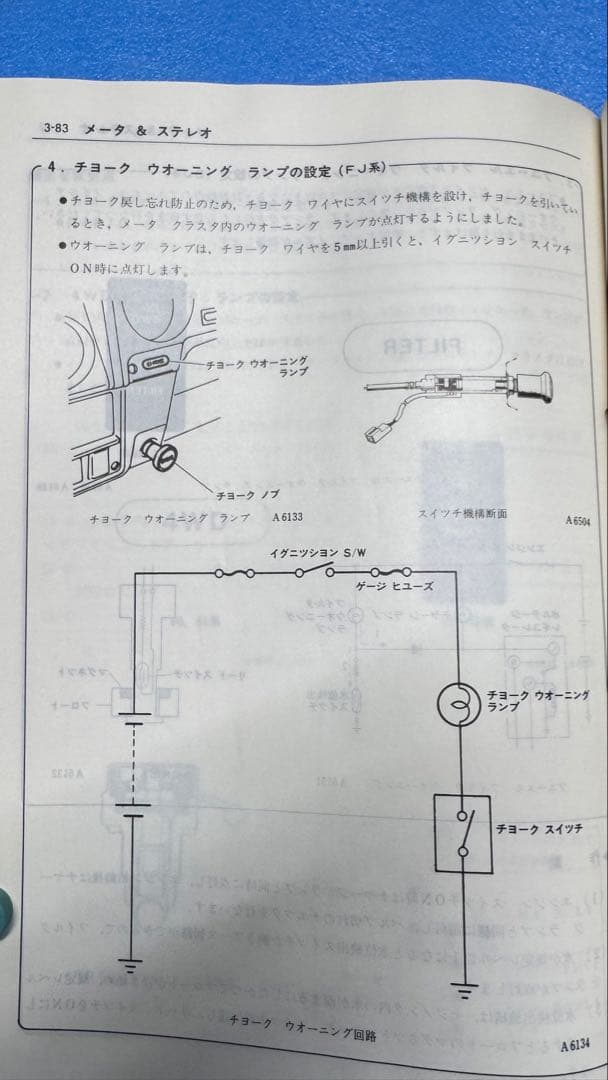 トヨタ ランドクルーザー サービスマニュアル 1982年10月　61471