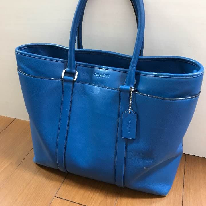 スムースレザービジネストート