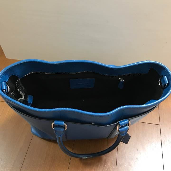 スムースレザービジネストート