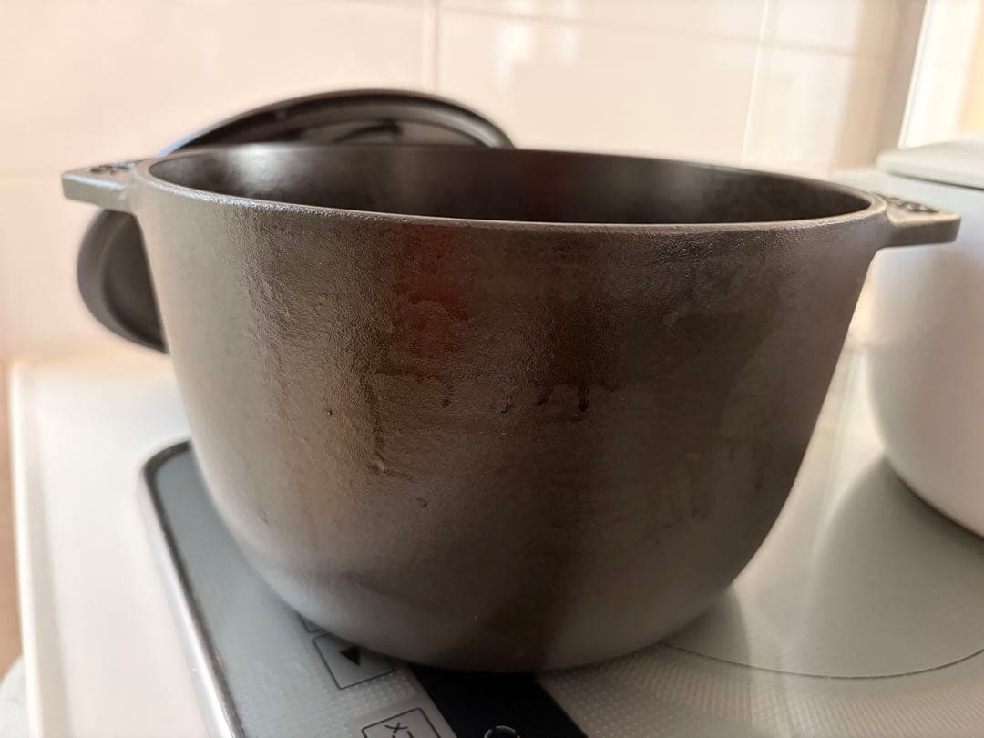 美品です⭐︎STAUB ラ・ココット de GOHAN⭐︎Lサイズ（炊飯用） 黒