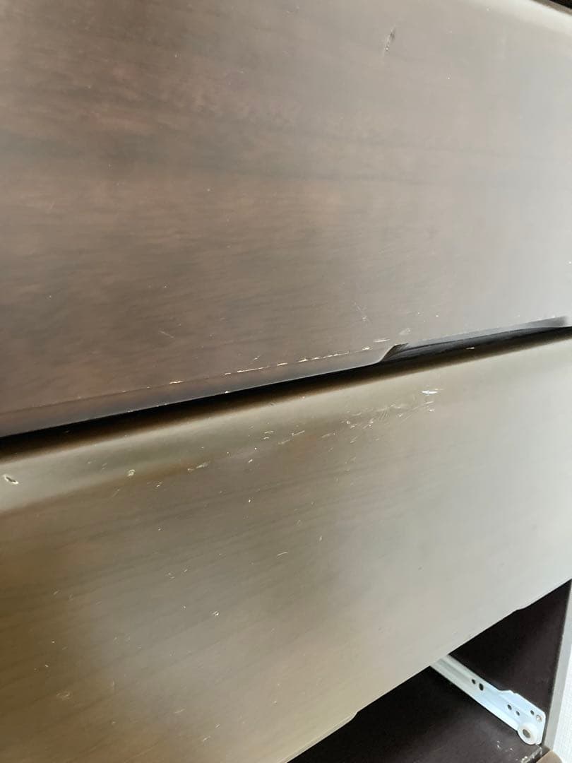 NITORI ニトリ 6段　ハイチェスト ペルレ80 ダークブラウン