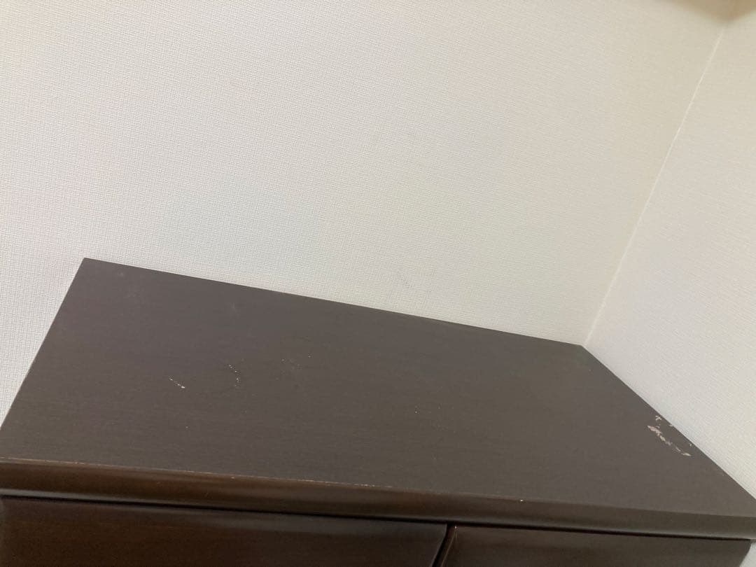 NITORI ニトリ 6段　ハイチェスト ペルレ80 ダークブラウン